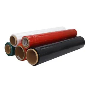 红色机器80规格LLDPE薄膜拉伸包装18x1500-柔软防潮铸造工艺-适用于经销商