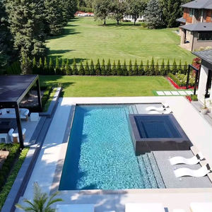 Grande piscine de nage et spa jacuzzi à jets, en fibre de verre, pour usage extérieur, de luxe, pour maison, jardin et hôtel - Product Image 2