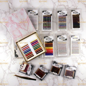 Extension de cils individuels, colorées, vente en <span class=keywords><strong>gros</strong></span>, nouveauté <span class=keywords><strong>2022</strong></span> - Product Image 5