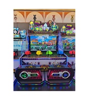 Machine de jeu d'eau de tir à 4 joueurs pour divertissement intérieur, équipement de jeu d'eau pour centre de jeux, tireur d'eau pour enfants