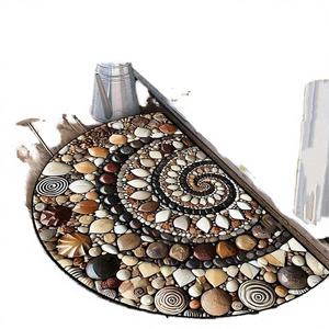 Tapis de sol moderne en velours cristal pour entrée de maison, absorbant l'eau, antidérapant, style persan, tapis d'hôtel en polyester fabriqué à la machine - Product Image 3