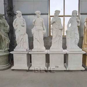 Vente directe jardin décoratif <span class=keywords><strong>dieu</strong></span> grec quatre saisons statues en marbre figure féminine sculpture en pierre MSD-249 - Product Image 5