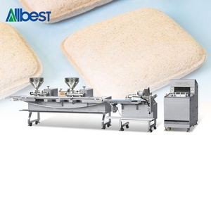 Pháp bánh mì nướng cắt tiêm máy móc bánh sandwich làm bánh mì Dòng máy cho slicing điền sữa chua Túi Bánh Mì Bánh - Product Image 1