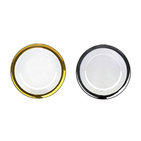Plateau à pâtes de mariage en or et argent de qualité supérieure, style minimaliste nordique, assiette en verre pour mariage