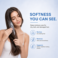 Mascarilla Capilar Nutritiva Profunda con Aceite de Macadamia, Reparación Intensiva, Tratamiento Hidratante, Cuidado Anti-Frizz