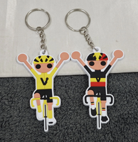 Porte-clés de véhicule de transport personnalisé en PVC souple, porte-clés de voiture personnalisé pour garçon, cadeaux promotionnels