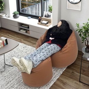 Bean Bag Sofa Chair Set Ultra-Soft <strong>Japanese</strong> Design Indoor/Outdoor Compressed Play <strong>Couch</strong> 100% Polystyrene Beads OEM/ODM Available - Product Image 3