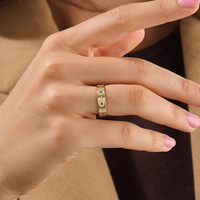 Anillo elegante y encantador de Gemnel, plata de ley 925, con circonitas.