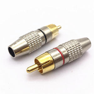 270rca Soldeervrije Lotuskop Audio/Video Plug Video Head Rca Plug Met Comfortabele Grip - Product Image 1