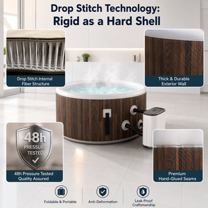 <span class=keywords><strong>Jacuzzi</strong></span> Inflable para Exteriores, Spa para 8 Personas, Tamaño Familiar Grande, con Burbujas de Masaje, Bomba y Cubierta, Ideal para Fiestas Grandes - Product Image 5