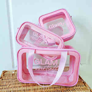 Travelling Folding <b>Bag</b> Grey <b>Velvet</b> pink Cosmetic Jewelry Gift <b>Bag</b> Pouches <b>Make</b> <b>up</b> <b>Bag</b> Custom - Product Image 4