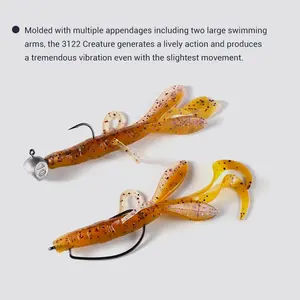 9.5cm 5g créature crevettes appâts souples Jig remorque craws nageur Wobbler appâts artificiels écrevisse <span class=keywords><strong>leurre</strong></span> pour bar pêche <span class=keywords><strong>leurre</strong></span> - Product Image 5