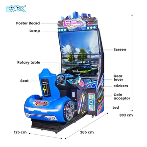 Machine <span class=keywords><strong>de</strong></span> <span class=keywords><strong>jeu</strong></span> vidéo <span class=keywords><strong>de</strong></span> course automobile d'arcade à monnayeur <span class=keywords><strong>de</strong></span> 65 pouces pour centre commercial - Product Image 3