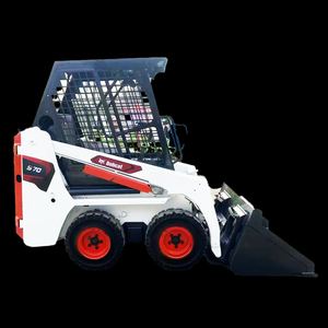 Hot Cheap Mini Loader Diesel House Diesel <b>Tracked</b> Mini Skid Steer Loader With 4 in 1 Bucket Wheel Mini Loader Suppliers - Product Image 1