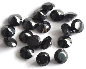 Espinela Negra Natural de 5 mm, Piedras Preciosas Sueltas Facetadas Redondas, Lote de 5 Piezas para la Fabricación de Joyas, Proveedor al por Mayor de la India - Product Image 4