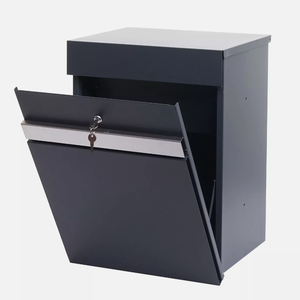 <span class=keywords><strong>Boîte</strong></span> de livraison de colis en acier pour l'extérieur <span class=keywords><strong>Boîte</strong></span> de dépôt de colis verrouillable <span class=keywords><strong>Boîte</strong></span> <span class=keywords><strong>aux</strong></span> <span class=keywords><strong>lettres</strong></span> en métal étanche Cadre en métal pour porche Clôture Curbside - Product Image 5