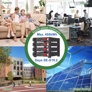 Batería de Iones de Litio Deye SE-G10.2 para Uso Doméstico, Recargable, Negra, Fuera de la Red, 51.2V 200Ah 10kWh, Almacenamiento de Energía, Batería Híbrida Mppt - Product Image 4