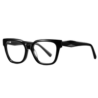 Monture de lunettes optiques carrées souples en acétate Partagas avec charnière à ressort anti-lumière bleue pour femmes – Vente en gros