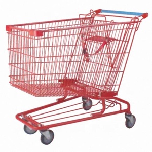 80Lメタル食料品アメリカンスタイルショッピングカートトロリー - Product Image 1