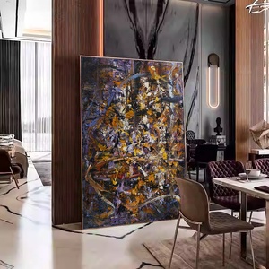 Dipinti ad Olio Astratti Personalizzati Fatti a Mano su <span class=keywords><strong>Tela</strong></span> per Arredamento Casa, Opere d'Arte per Hotel, Quadri Moderni e Decorazioni Murali - Product Image 2