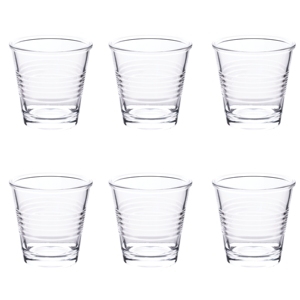 Bicchiere in vetro da 100 ml, dimensioni (cm): 6,50/4,40/6,50, peso (g): [inserire il peso] - Product Image 1