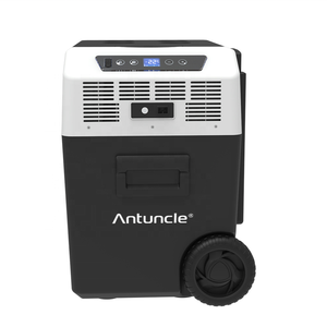 Réfrigérateur-congélateur 40L 12V 24V alimenté par <span class=keywords><strong>batterie</strong></span>, mini-réfrigérateur avec compresseur pour les voyages, le camping, les pique-niques et les activités de plein air - Product Image 3