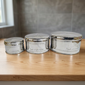 Wholesale Stainless Steel <b>Canister</b> <b>Set</b> of 3 Pcs With Design <b>Canister</b> <b>Set</b> Coffee Sugar and Tea Storage - Product Image 3