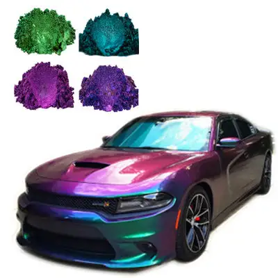 Poudre cosmétique Vegan Iridescent Prismy, Super Shift caméléon, Pigment de peinture de voiture