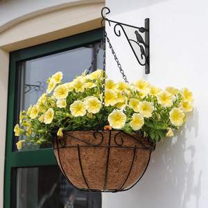 Ootonya — Pot de fleurs pour alimentation d'oiseaux, lanternes, carillons éoliens, <span class=keywords><strong>support</strong></span> pour plantes suspendu, crochets pour déco de jardin, 4 paquets - Product Image 4