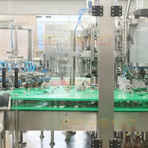 Linea Completa di Imbottigliamento per Bevande Gassate in Bottiglia di Vetro, Sistema di Produzione Automatico 3000BPH per <span class=keywords><strong>Acqua</strong></span> <span class=keywords><strong>Frizzante</strong></span> - Product Image 5