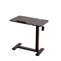 Table basse de chevet mobile en métal avec roulettes cachées Table d'appoint de canapé facile à ranger pour ordinateurs