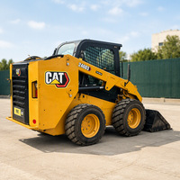 Gebrauchter Caterpillar 246D3 Diesel-Kompaktlader Mini-Radlader Original CAT 246D 262D Baumaschinen