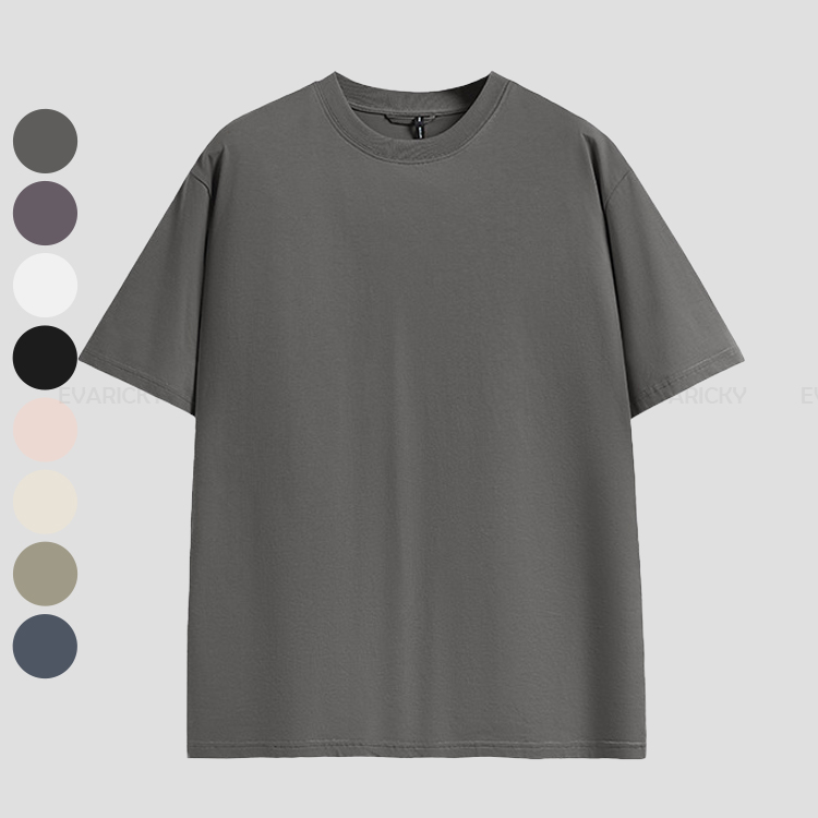 Wholesale High Quality Women's Heavyweight Unisex Black Yoga Cotton T Shirt Custom Fitness Running Round-Neck T-Shirts for Women