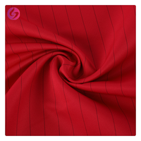 Tissu antistatique de haute qualité P 1,7 cm à rayures, tissu sergé imperméable antistatique