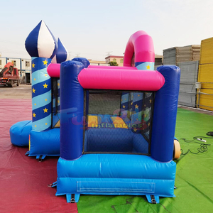 Indoor kids jumping bouncy castle castillo hinchable <b>inflatable</b> toddler star bounce <b>house</b> with ball pit - Product Image 2
