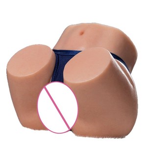 Bambola in silicone a mezza figura, con coppa a forma di aeroplano, prodotti sessuali per adulti, bambola in silicone integrale senza gonfiaggio per uomo, prodotti per adulti. - Product Image 1