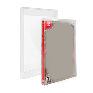 Nintendo Switch/OLED/LiteゲームCD用の透明な保護ゲームカード収納ケース透明ディスプレイ収納ケースボックス