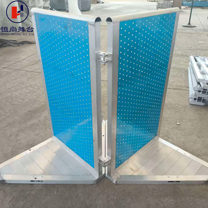 Barrière anti-émeute en aluminium pliable pour concerts, barrière de contrôle des foules, barrières anti-accident pour concerts, directement du fabricant - Product Image 1