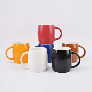 Wholesale Factory Direct Orange Ceramic Porcelain Eco-Friendly Minimalist Coffee Mugs Tea <strong>Cups</strong> <strong>Saucers</strong> Back School Cheap Price - Product Image 5