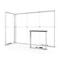 Éclairage d'exposition portable, stand modulaire pour salon professionnel, boîtes lumineuses publicitaires
