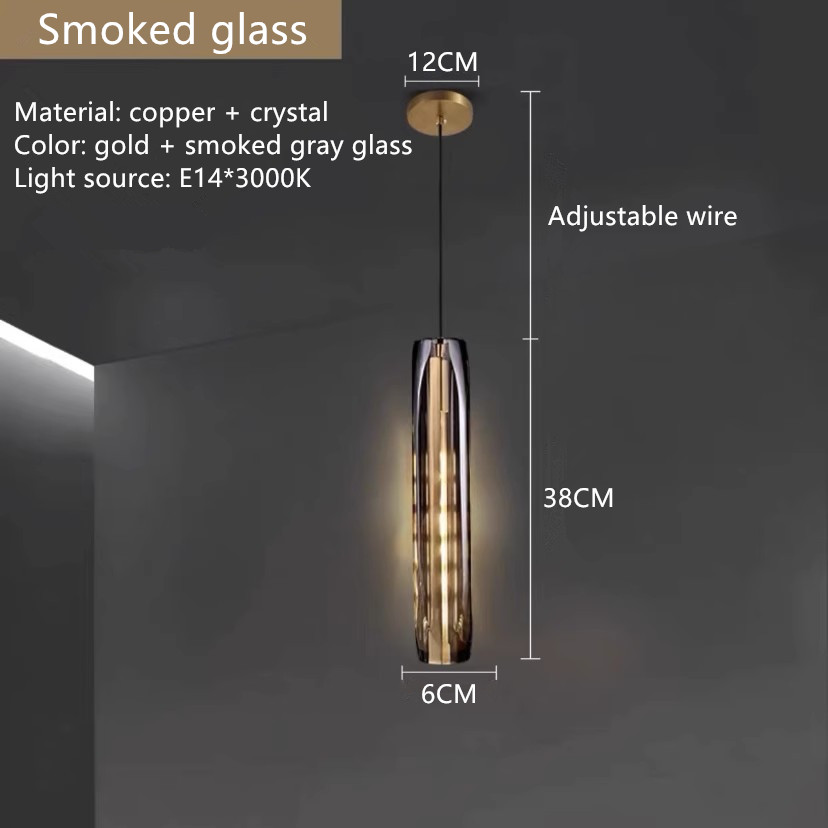 D6 * H38CM/grigio fumo