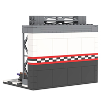MOC1387 FNAF Game Midnight Bear Stage 2.0 255 pièces de briques avec Chica Bonnie Freddy, blocs de construction en plastique à assembler, jouets cadeaux pour enfants