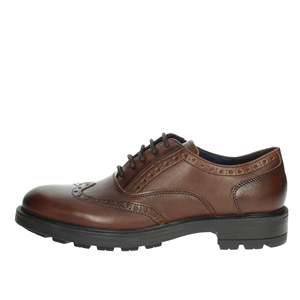 Scarpe Oxford da Uomo KEYS K-9971 in Pelle Marrone con Design Wingtip, Antiscivolo, Chiusura con Lacci per Ufficio, Carriera e Abbigliamento Formale - Product Image 1