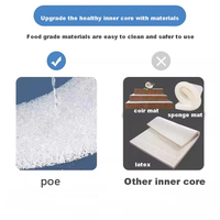 Skylee Fabricant Vente en gros 4D POE Matelas portable 3 pliants en polymère respirant anti-bactéries