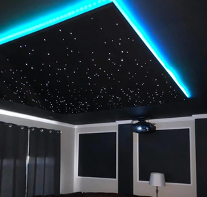Panneau de <span class=keywords><strong>plafond</strong></span> étoilé à réduction de bruit avec lumières à fibres optiques scintillantes pour salle de cinéma - Product Image 4