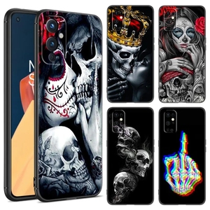 1000 + designs personnalisé crâne squelette fleurs silicone Sublimation coque de téléphone pour OnePlus 7T 8 9 10 11 Nord 2 CE3 Lite N10 N100 N20 - Product Image 1