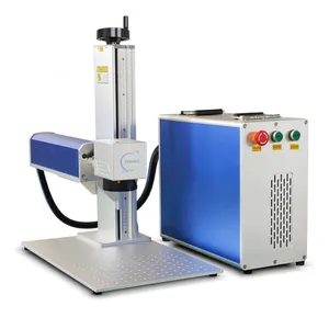 Laser Fiber Markering Machine 20W Fiber Laser Markering Machine Voor Leger Naamplaat