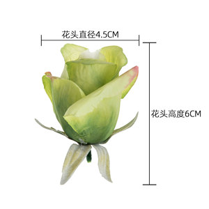 ดอกกุหลาบประดิษฐ์ CallaFloral สีเขียวอมม่วงอ่อน ทำด้วยมือ สำหรับตกแต่งงานแต่งงาน ฉากหลังถ่ายภาพ - Product Image 4