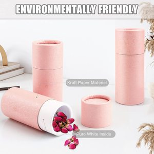Emballage cosmétique en carton kraft recyclé blanc, brun, noir, tube en papier pour flacon de 10 ml, 20 ml, 30 ml, 50 ml, 100 ml - Product Image 3