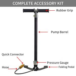 Bomba Manual de Aire de Alta Presión Sin <span class=keywords><strong>Aceite</strong></span> Hongchang SolidTop ST-MP450-F PCP |   Compresor de Aire Portátil, Inflador de Balones Deportivos para Automóvil - Product Image 2